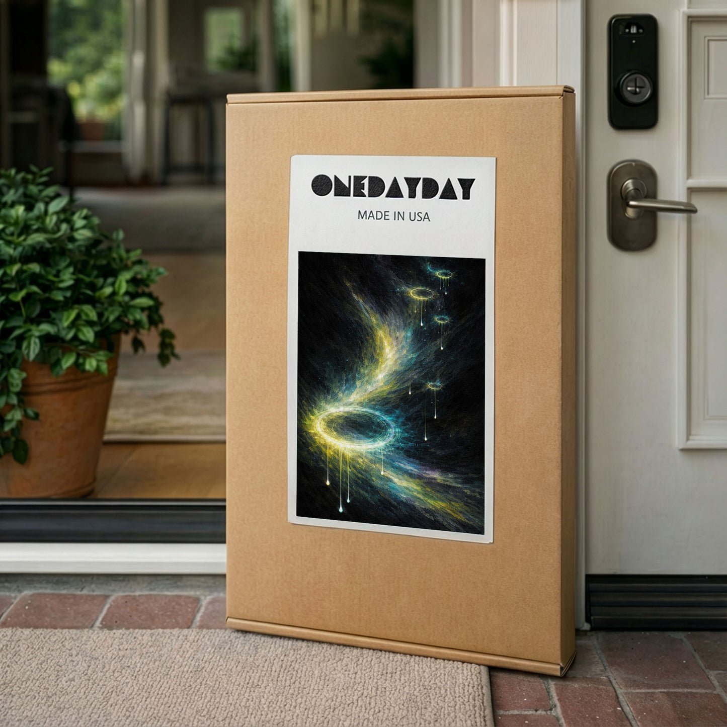 Golden Ripples – Gold Black Abstract Canvas Wall Art