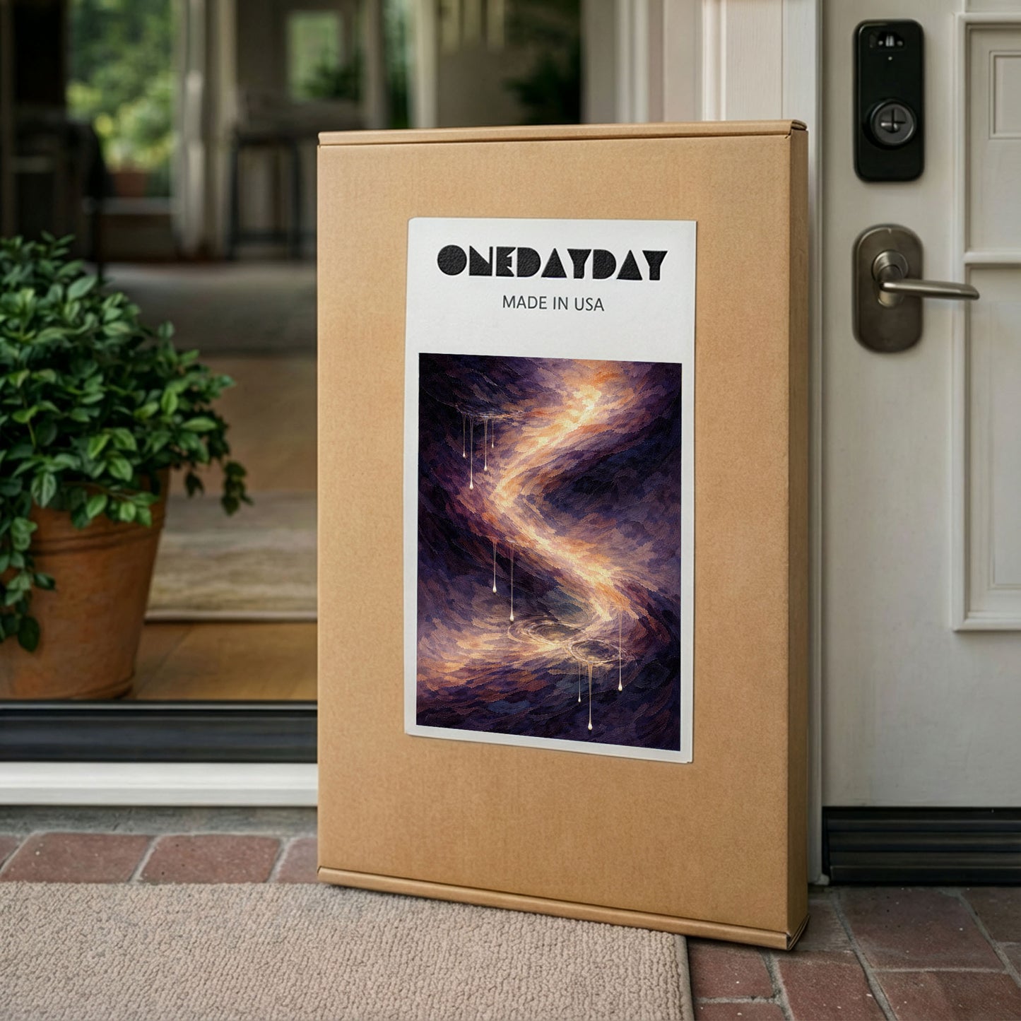 Echoes in Motion – Abstract Motion Canvas Wall Art