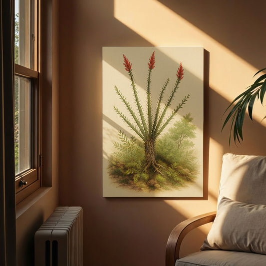 Fouquieria splendens – Desert Botanical Canvas Wall Art
