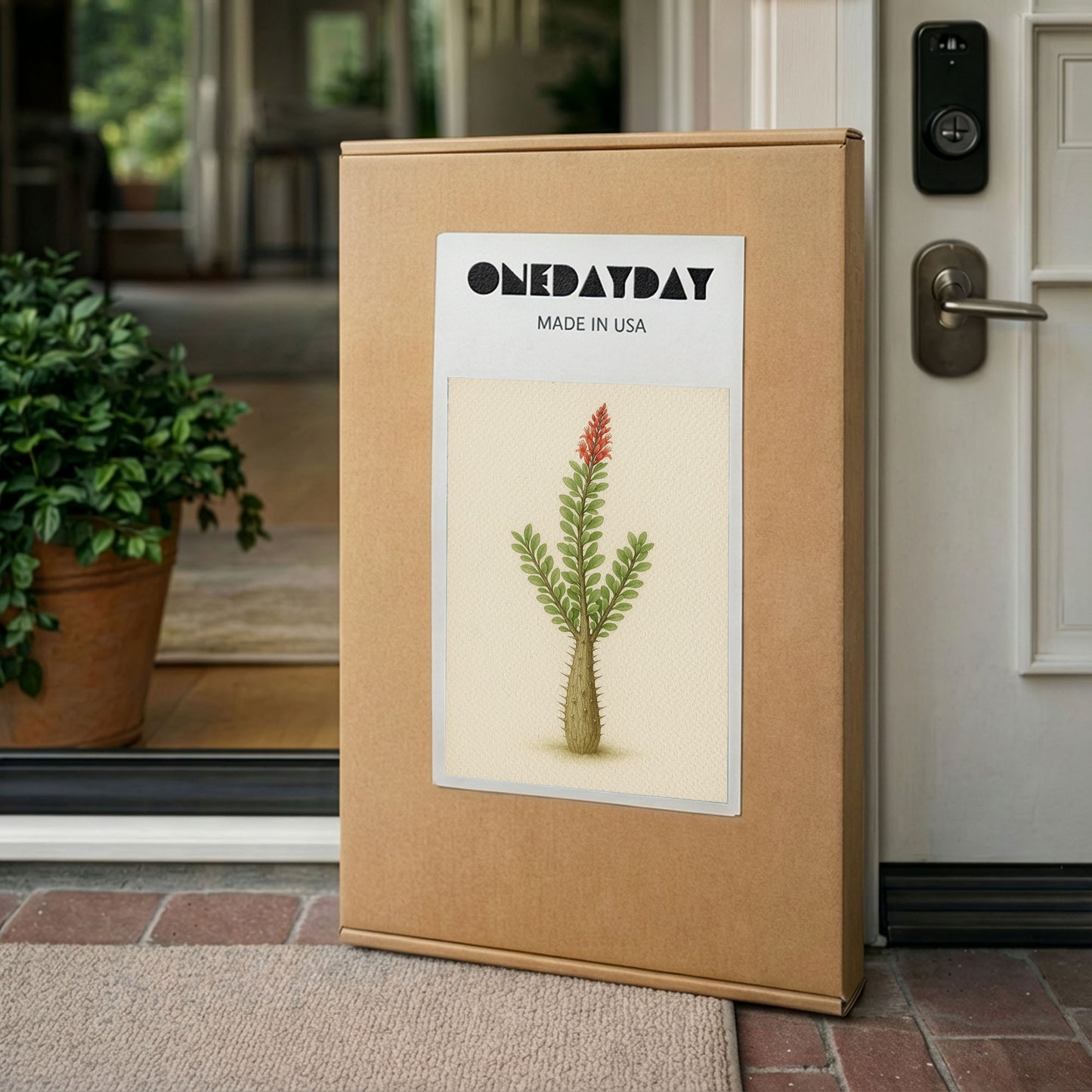 Fouquieria splendens – Botanical Canvas Wall Art