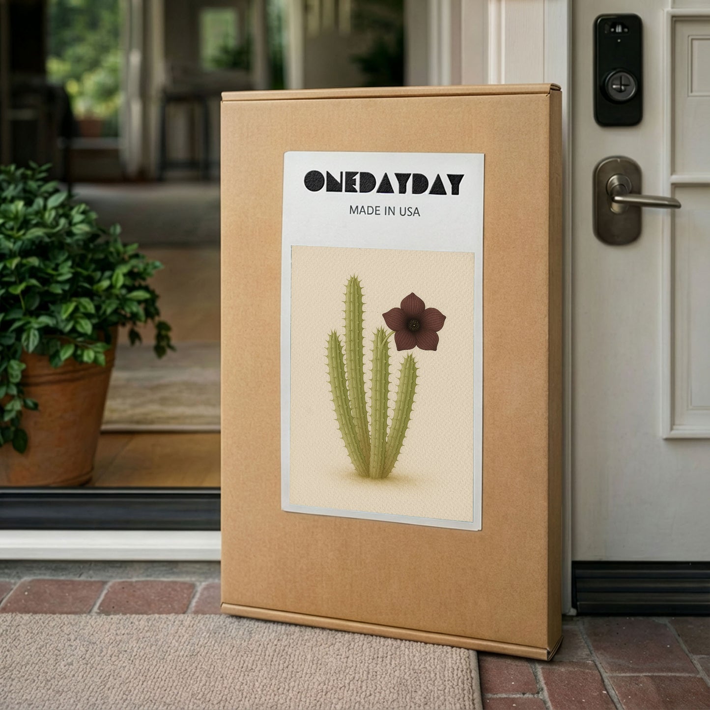 Hoodia gordonii – Botanical Canvas Wall Art