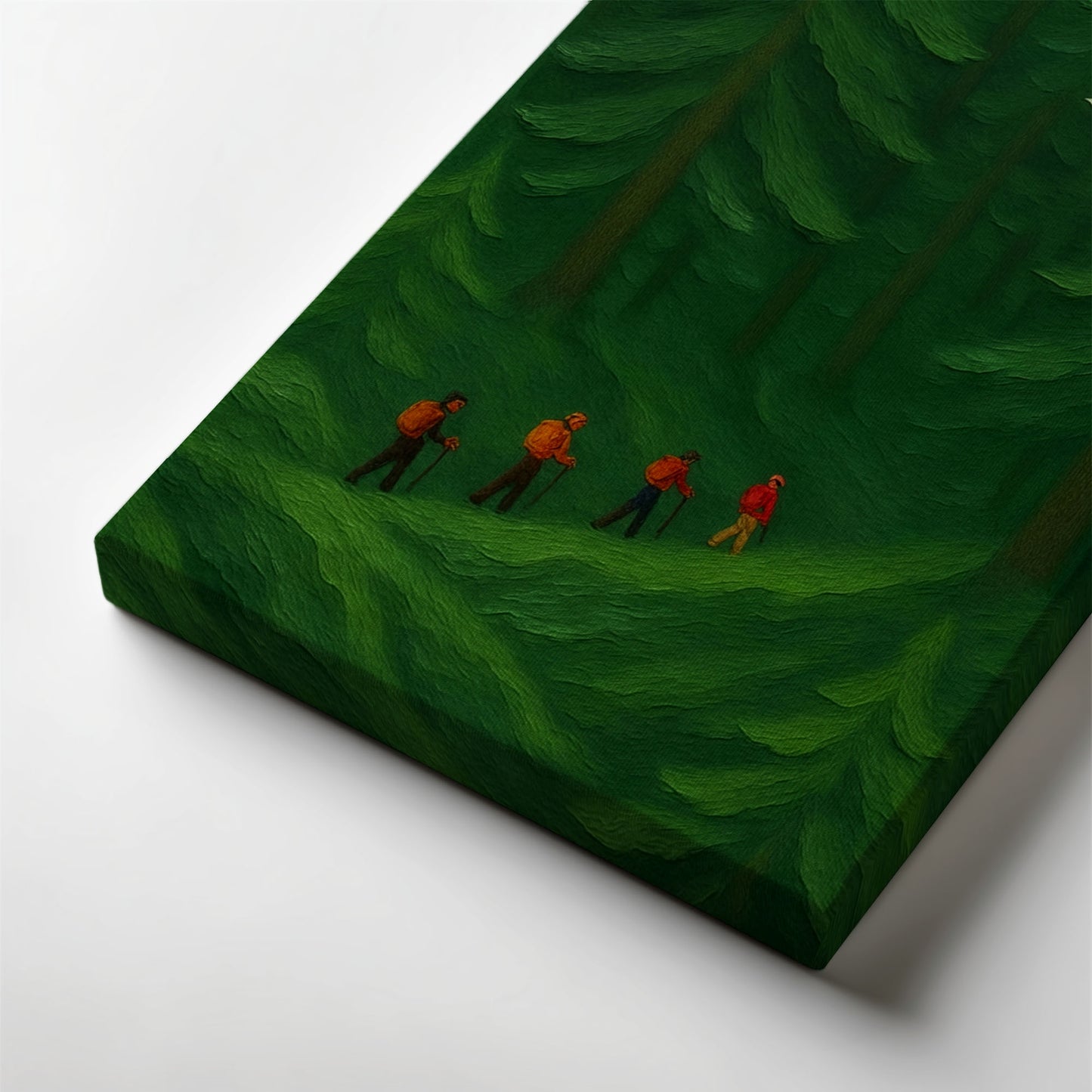 Forest Path | Minimalist Hiking Canvas Wall Art