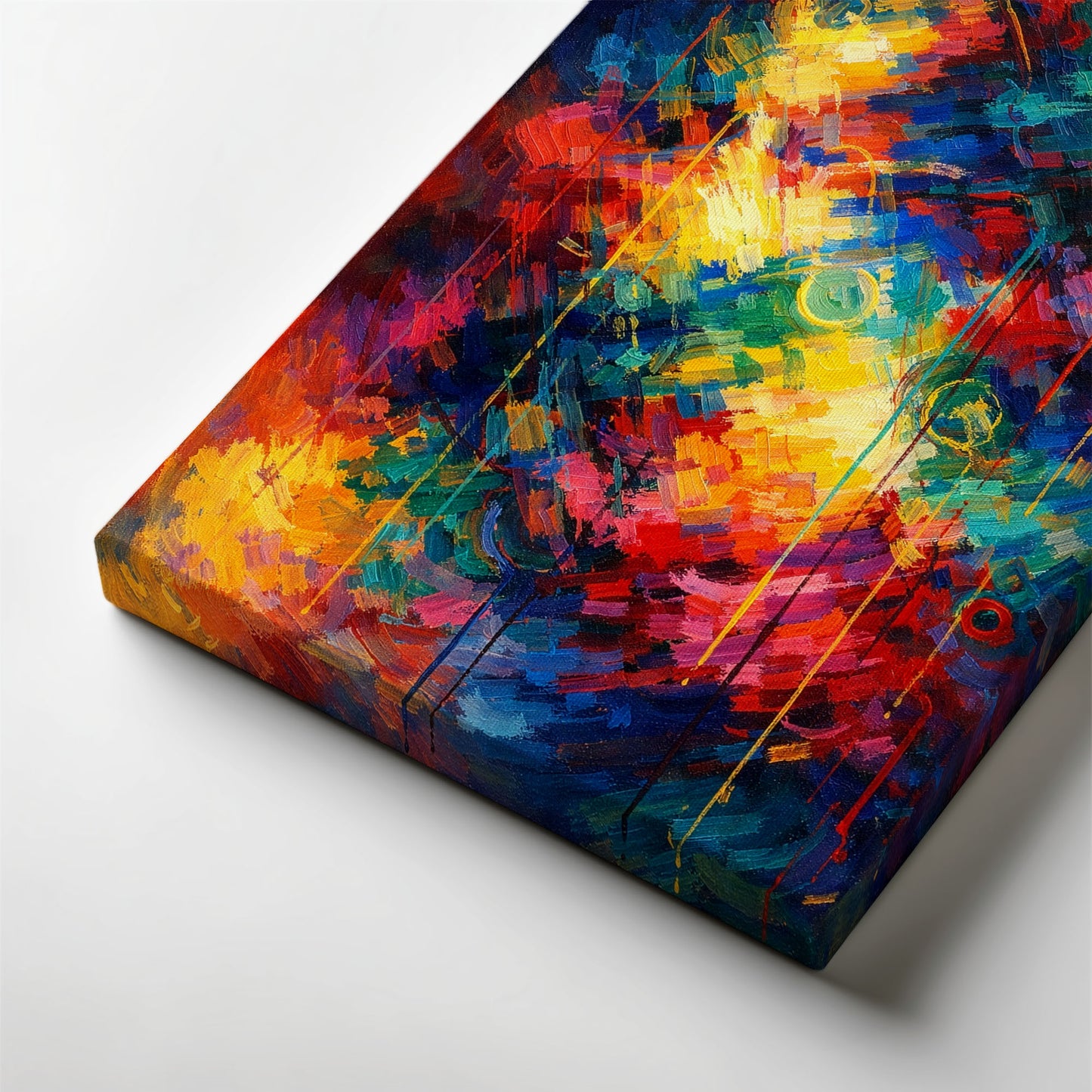 Chromatic Drift – Abstract Colorful Canvas Wall Art