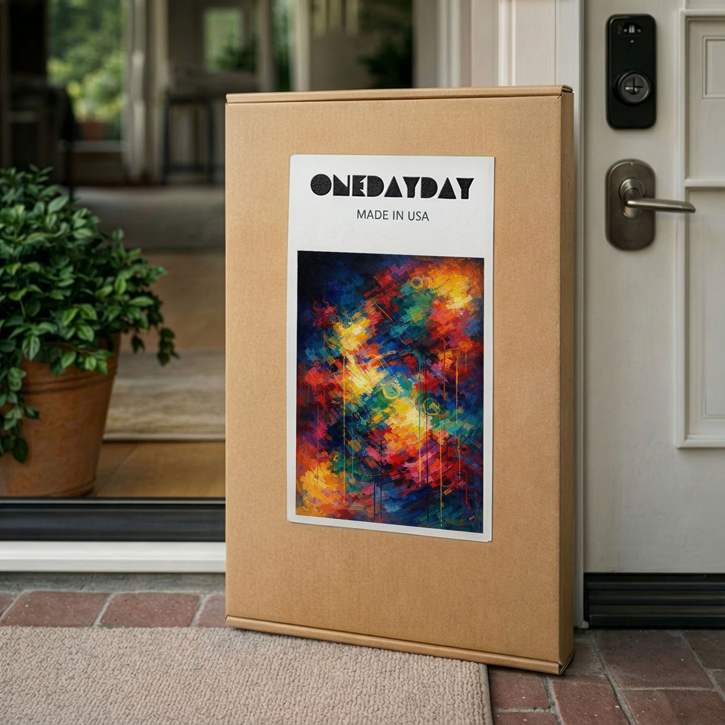 Chromatic Drift – Abstract Colorful Canvas Wall Art