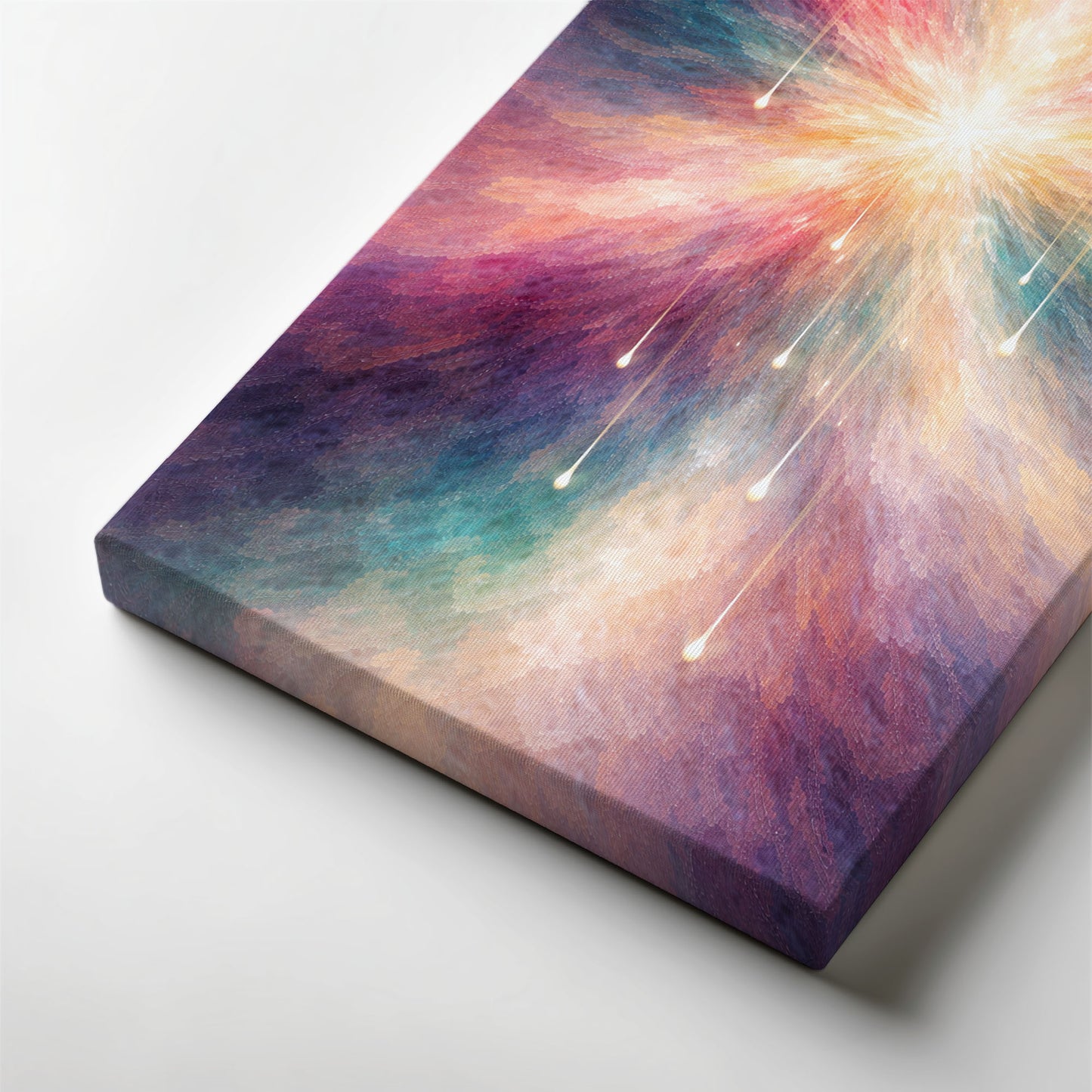 Radiant Core – Modern Abstract Canvas Wall Art