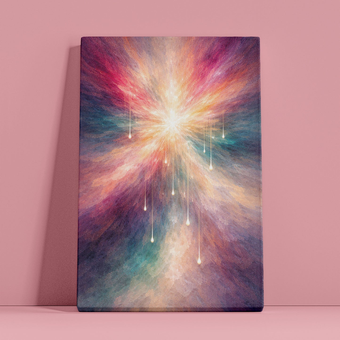 Radiant Core – Modern Abstract Canvas Wall Art