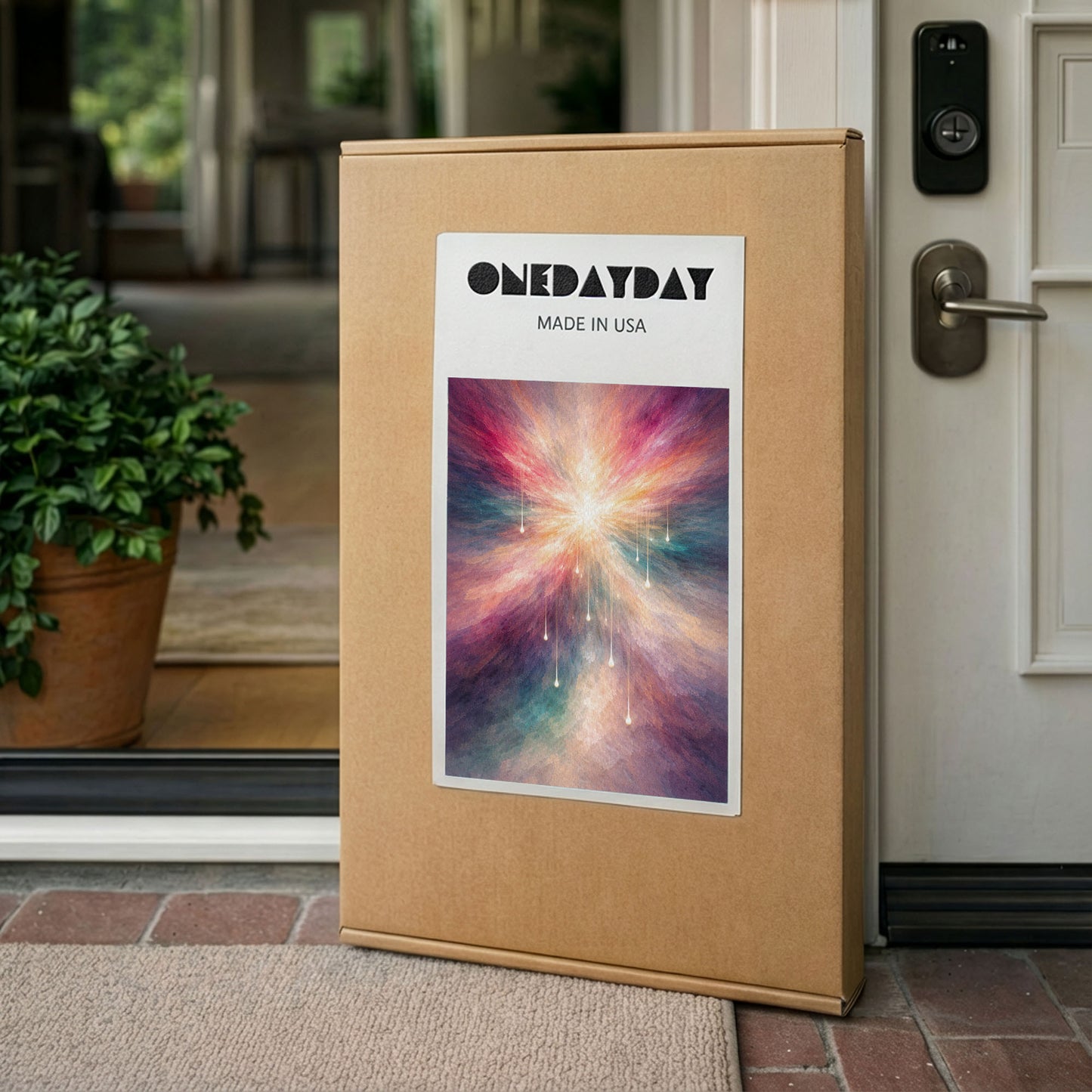 Radiant Core – Modern Abstract Canvas Wall Art