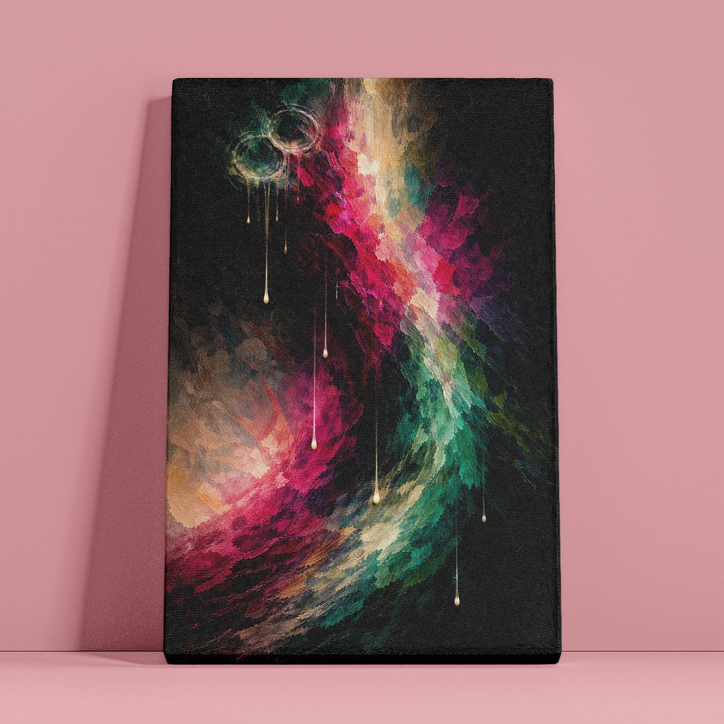 Veins of Color – Abstract Flow Canvas Wall Art