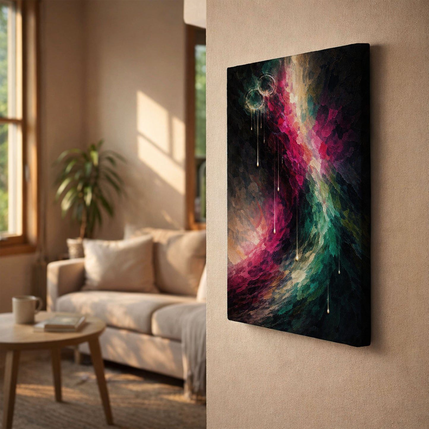 Veins of Color – Abstract Flow Canvas Wall Art