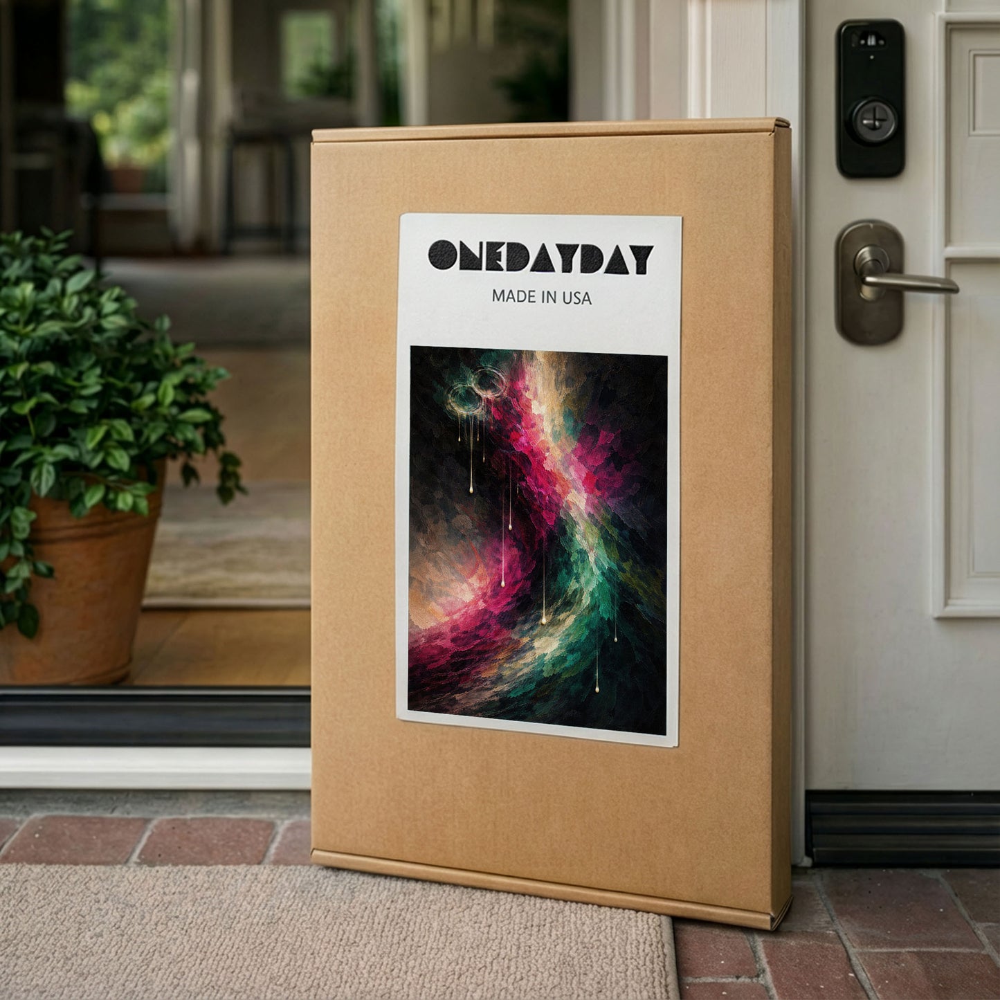 Veins of Color – Abstract Flow Canvas Wall Art