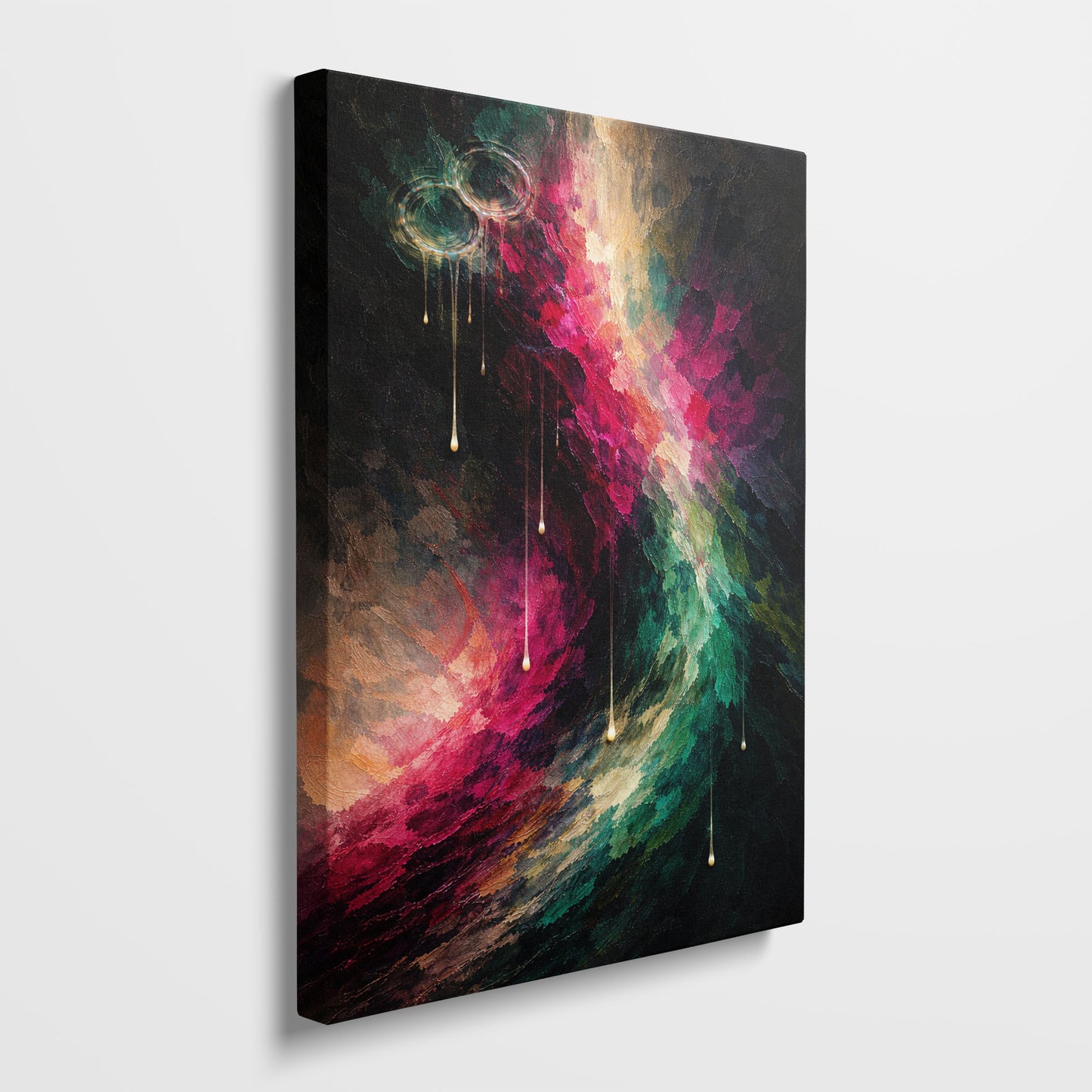 Veins of Color – Abstract Flow Canvas Wall Art