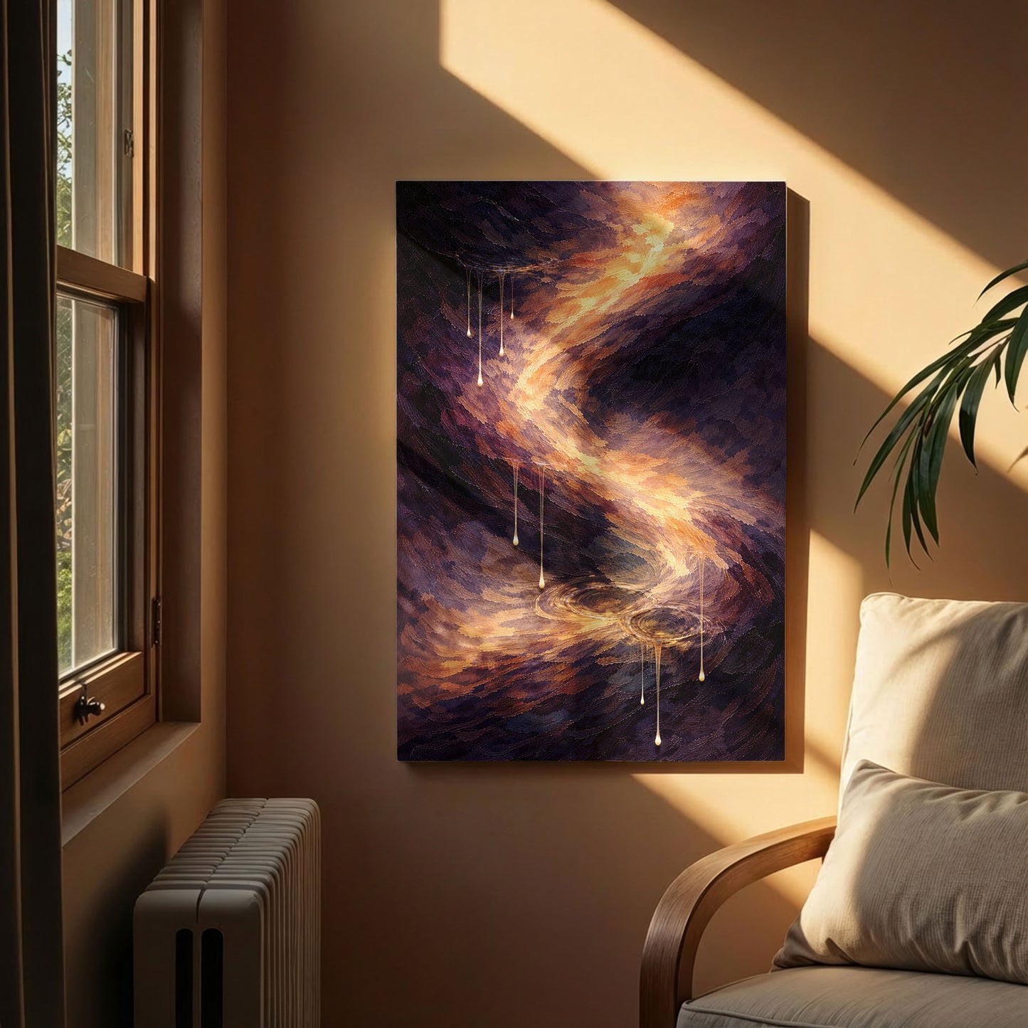 Echoes in Motion – Abstract Motion Canvas Wall Art
