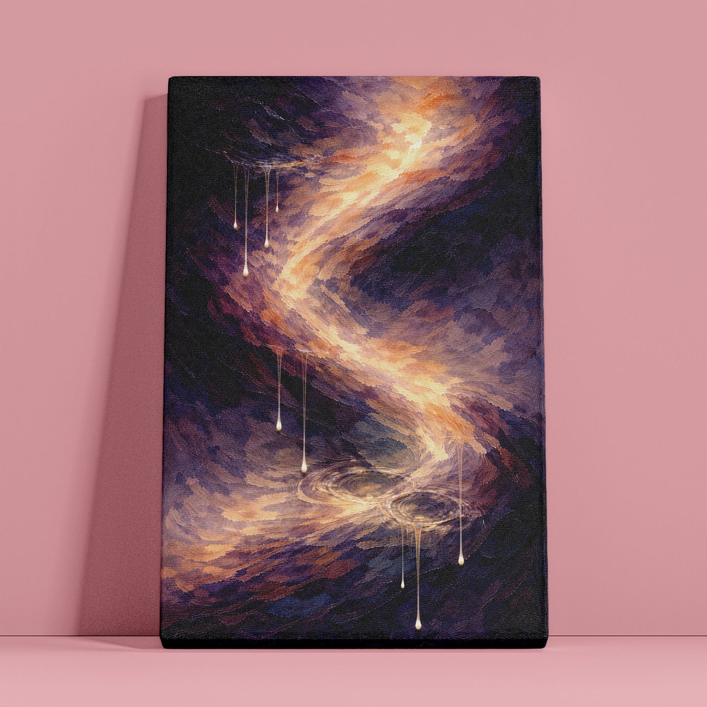 Echoes in Motion – Abstract Motion Canvas Wall Art