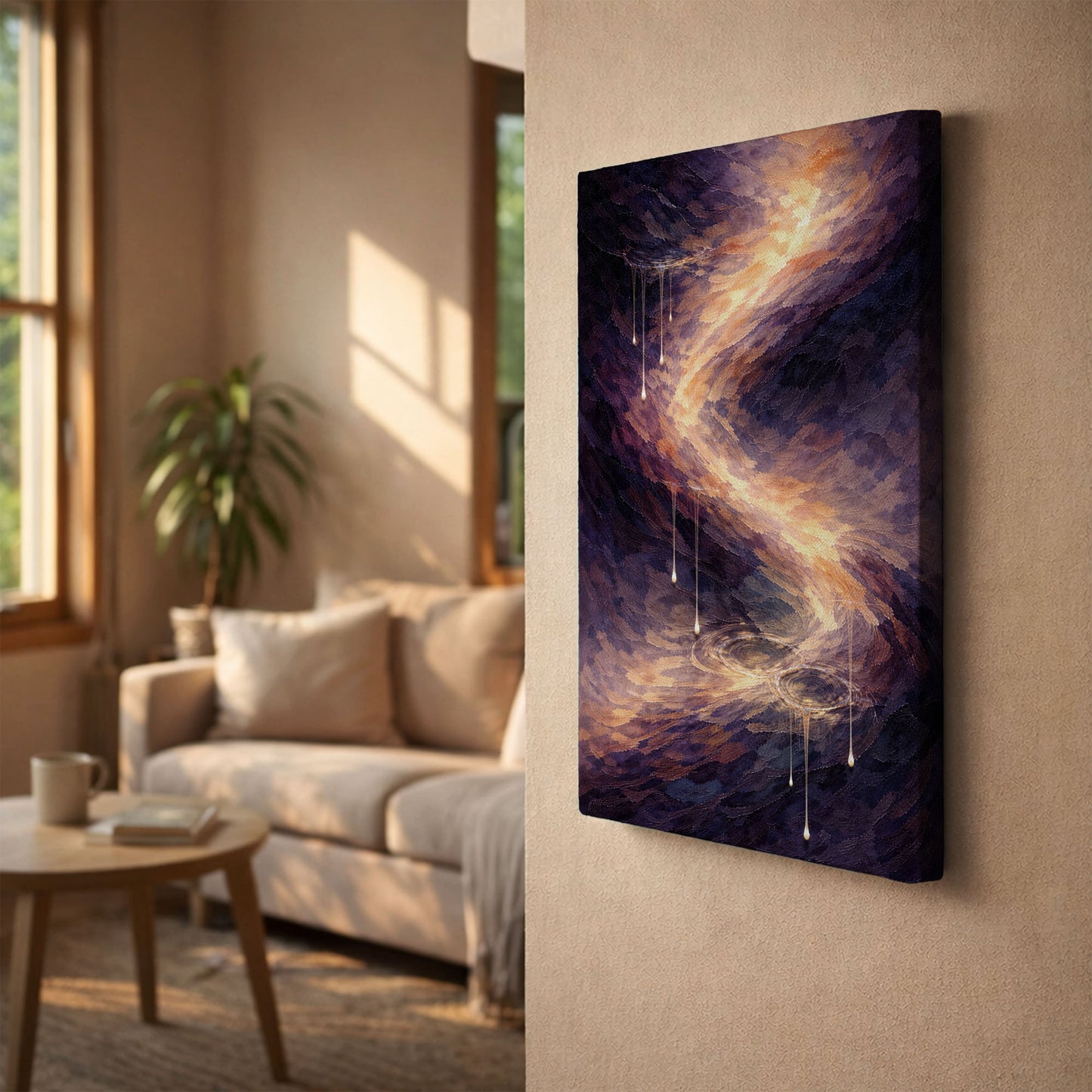 Echoes in Motion – Abstract Motion Canvas Wall Art