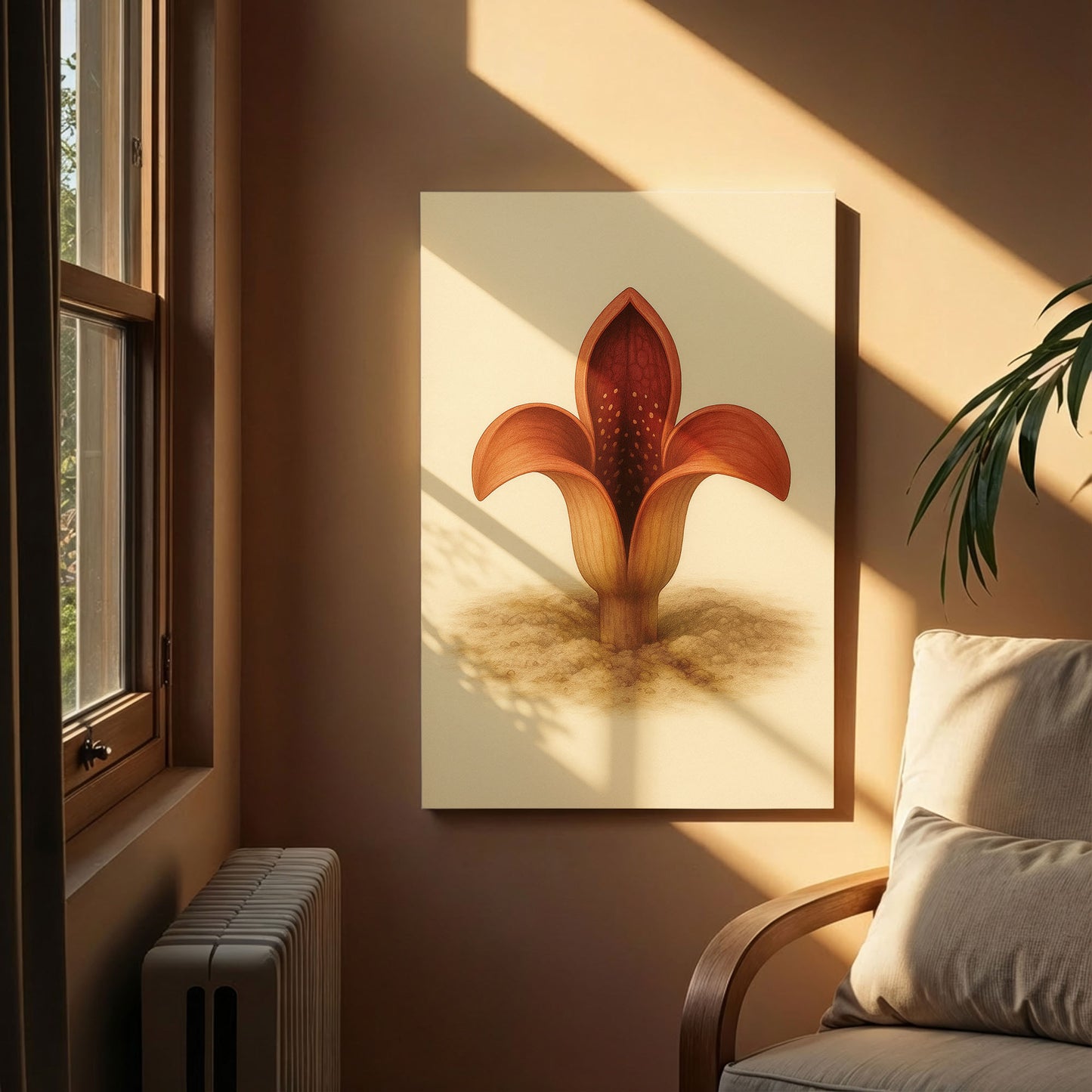 Emerging Pod Bloom - Rare Plant Botanical Canvas Wall Art