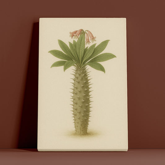 Pachypodium namaquanum – Botanical Canvas Wall Art