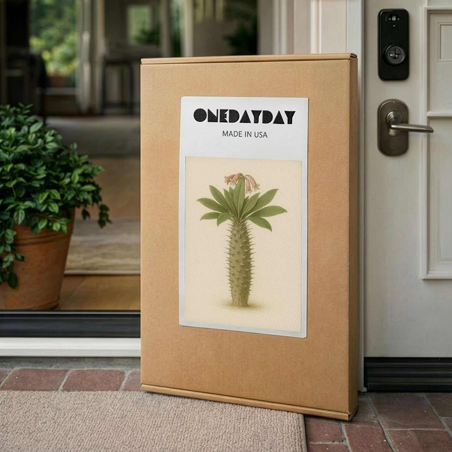 Pachypodium namaquanum – Botanical Canvas Wall Art