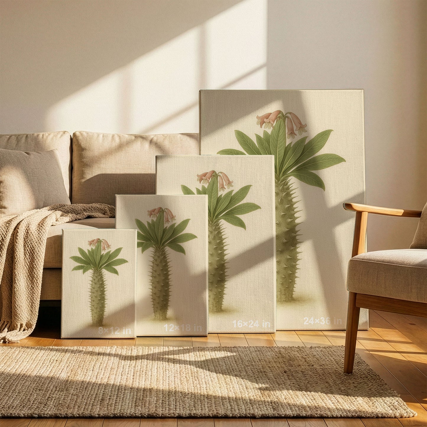 Pachypodium namaquanum – Botanical Canvas Wall Art