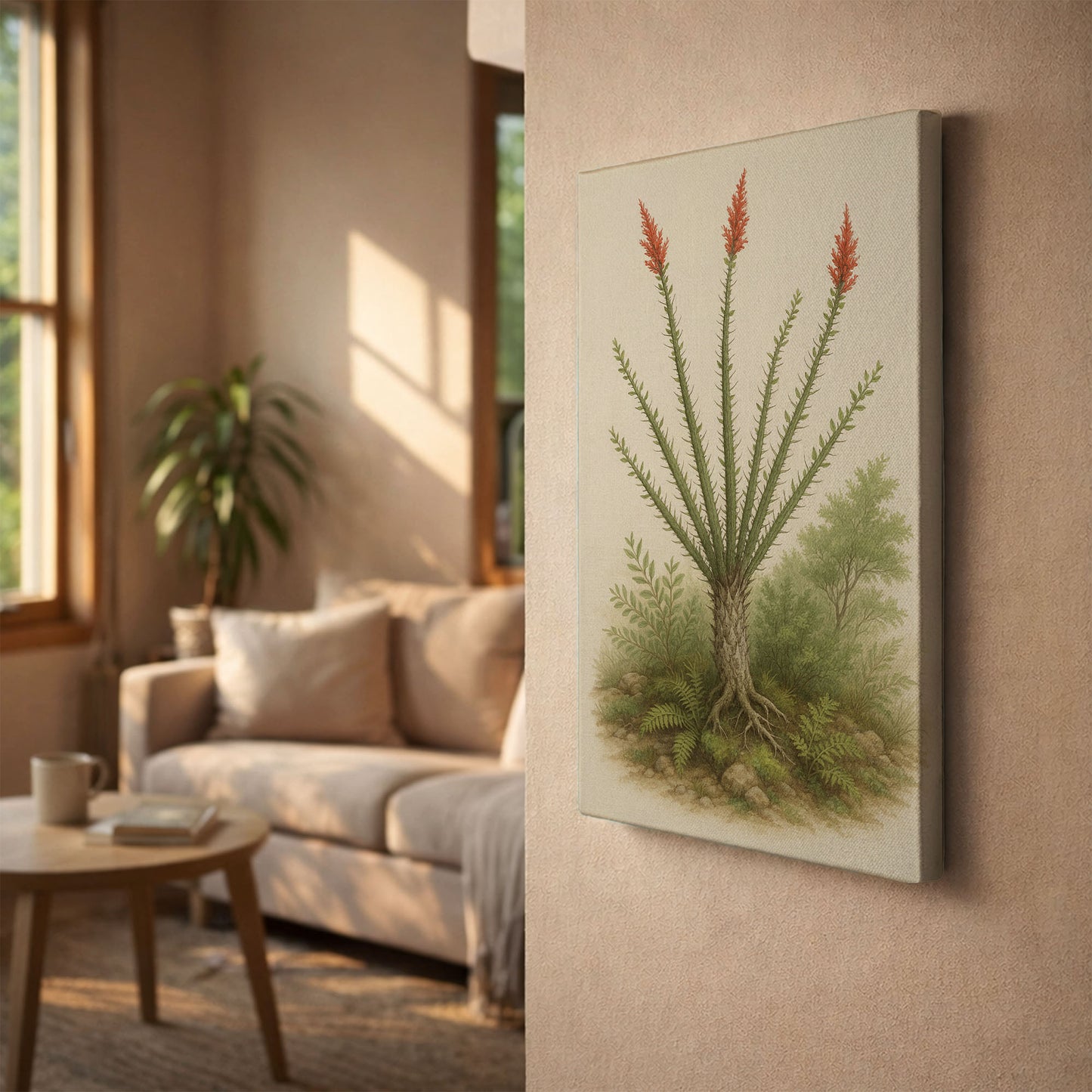 Fouquieria splendens – Desert Botanical Canvas Wall Art