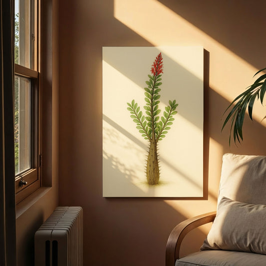 Fouquieria splendens – Botanical Canvas Wall Art