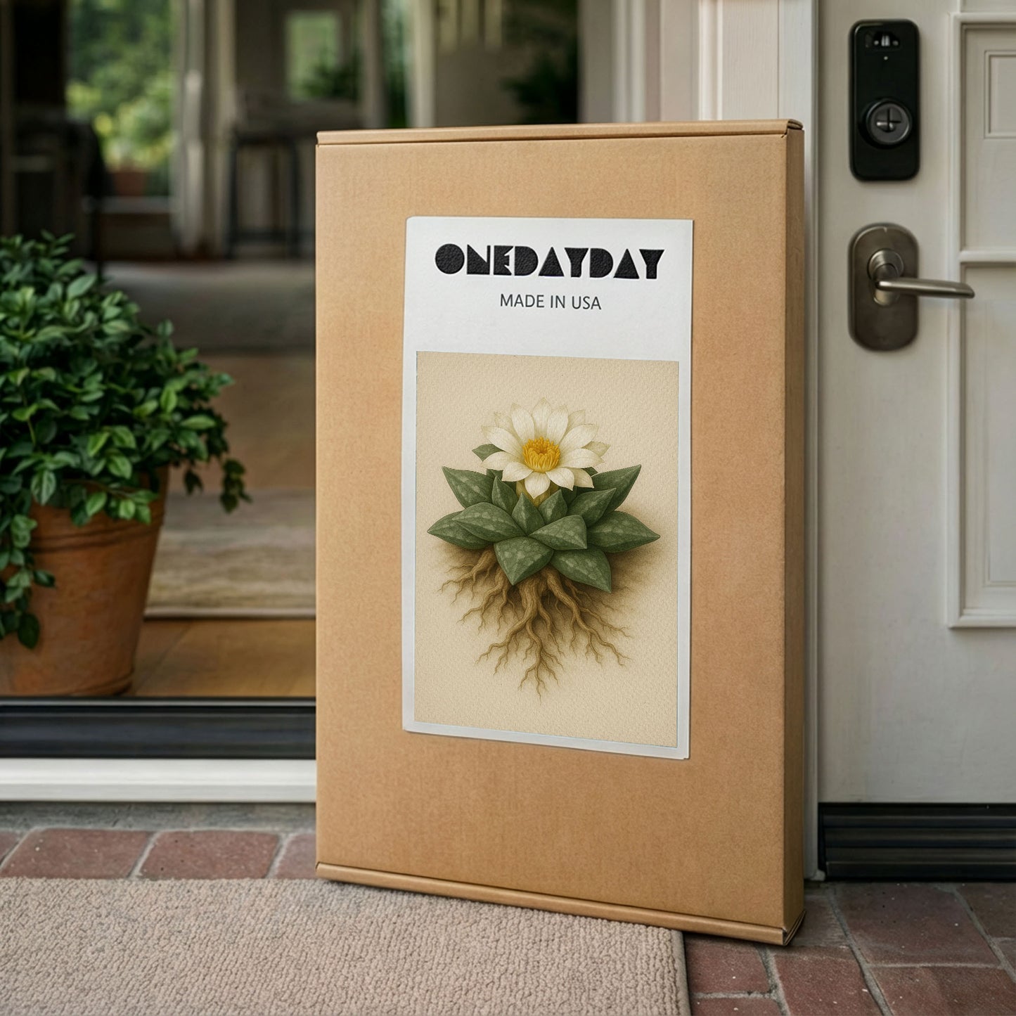 Ariocarpus retusus – Botanical Canvas Wall Art