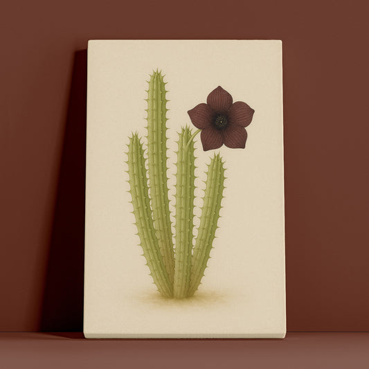 Hoodia gordonii – Botanical Canvas Wall Art