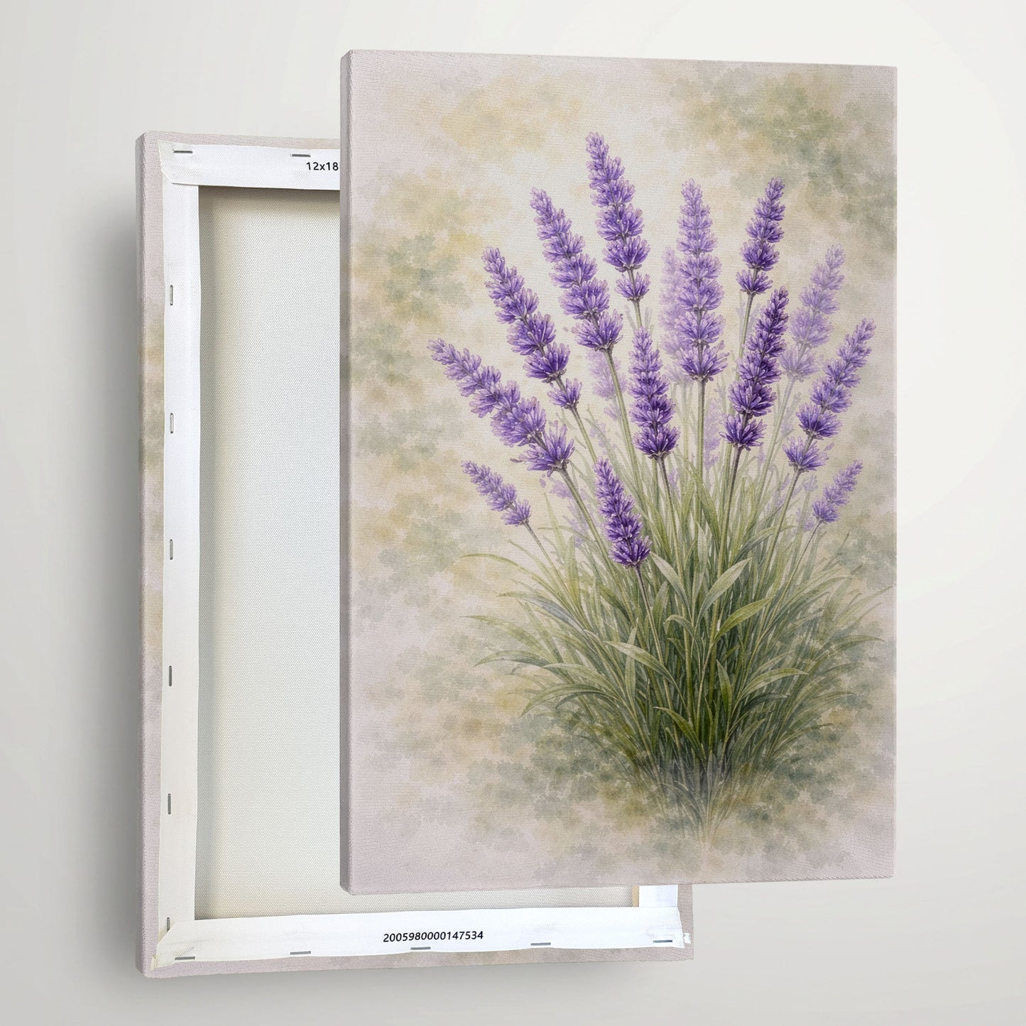 Lavender Botanical Illustration – Provence-Inspired Floral Wall Art