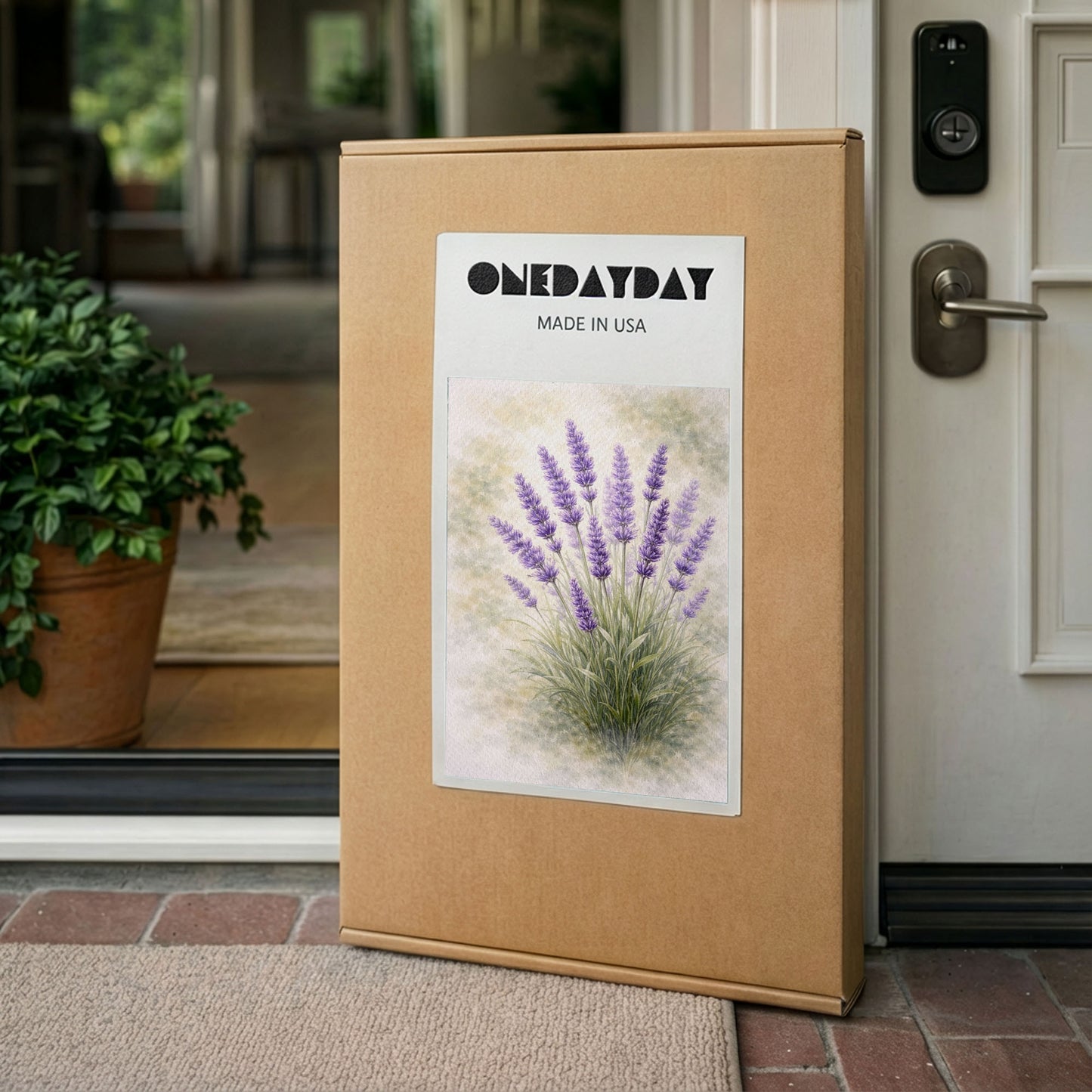 Lavender Botanical Illustration – Provence-Inspired Floral Wall Art